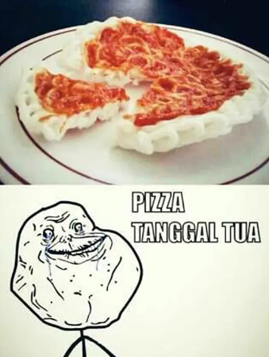 Pizza tanggal tua (Istimewa)