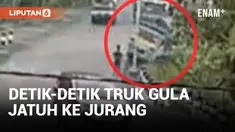 Truk Bermuatan Gula dan Tepung Jatuh ke Jurang Sedalam 13 Meter di Batu