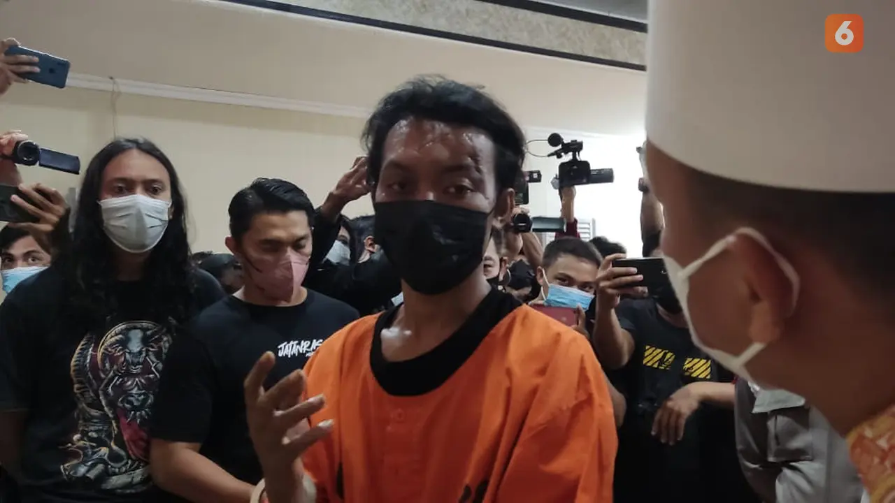 Kabba (22) pelaku pembakaran mimbar Masjid Raya Makassar (Liputan6.com/Fauzan)