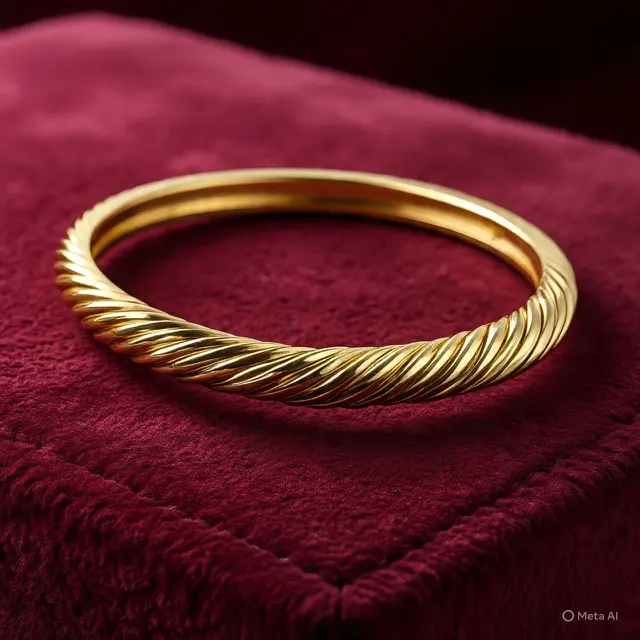 Gelang Emas 24 Karat 3 Suku