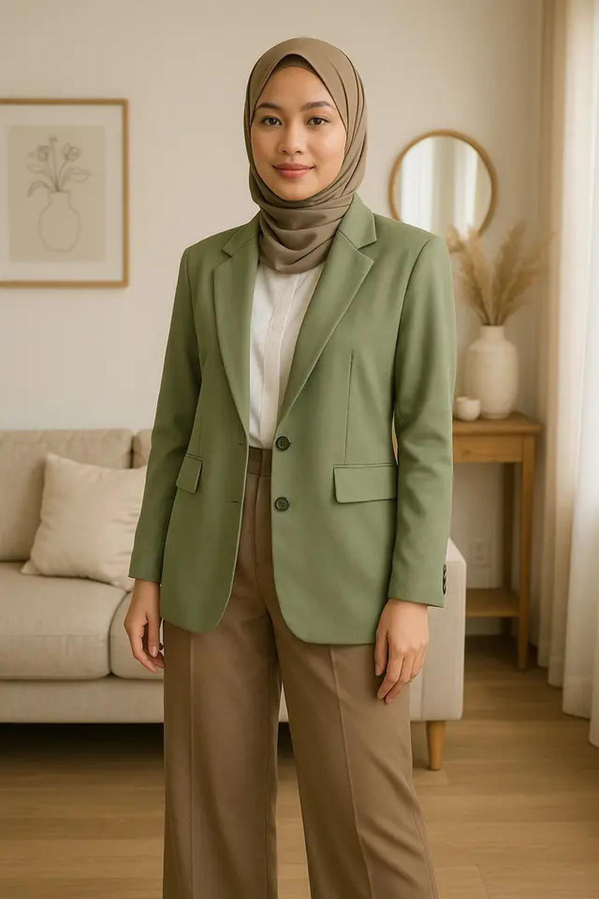 7 Blazer Warna Pastel Trend 2025, Tampil Lembut tapi Powerful