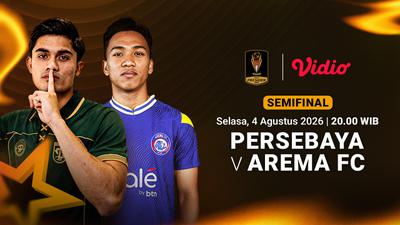 Persebaya vs Arema FC: Derbi Jawa Timur Siap Panaskan Semifinal Piala Presiden 2026 Streaming di Vidio