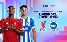 Saksikan Liga Premier pekan ke-16: Liverpool vs Brighton, Tayang di Vidio