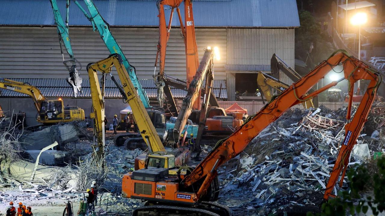 Tim SAR Berpacu dengan Waktu Selamatkan Korban di Reruntuhan Gedung Pencakar Langit Bangkok
