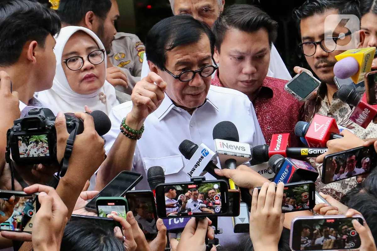 Terkait Harun Masiku, 7 Jam Yasonna H Laoly Diperiksa KPK