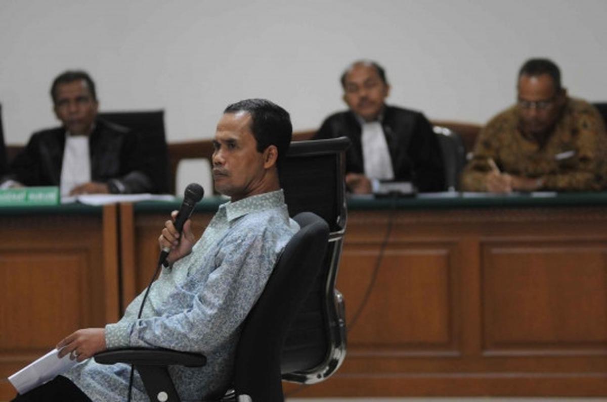 Mantan Ketua KPUD Lebak bersaksi di sidang Amir Hamzah-Kasmin