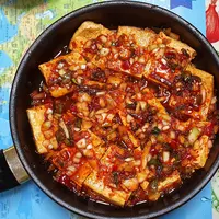 ilustrasi Tahu Goreng Teflon Bumbu Siram/copyright