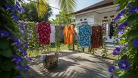 10 Inspirasi Jemuran dengan Tanaman Rambat agar Lebih Adem dan Estetik