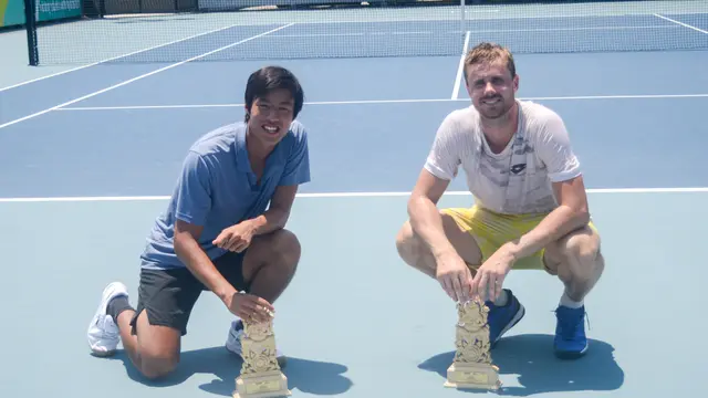 Duet dengan Blake Ellis, Petenis Indonesia Nathan Anthony Barki Juara di Bali