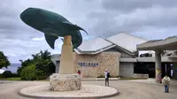 Churaumi Aquarium menjadi salah satu cara mengagumi wisata bahari Okinawa. Berlokasi di Ishikawa, Motobu-cho, kawasan wisata bahari ini bisa dicapai dengan mudah hanya dalam waktu 1 jam 30 menit dari pusat Kota Naha. (Liputan6.com/ Ahmad Ibo)
