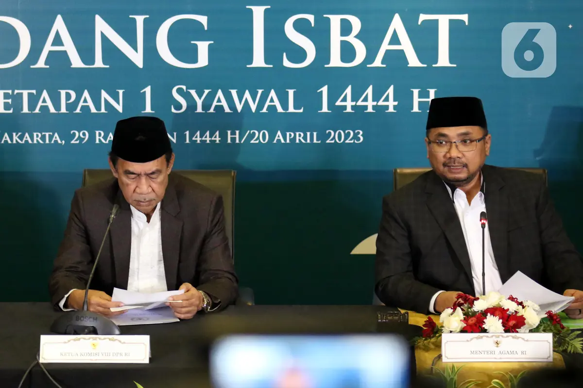 Pemerintah Tetapkan Hari Raya Idul Fitri 1 Syawal 1444 H Jatuh pada Sabtu 22 April 2023