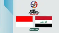 Timnas Futsal Indonesia Vs Irak. (Bola.com/Wiwig Prayugi)