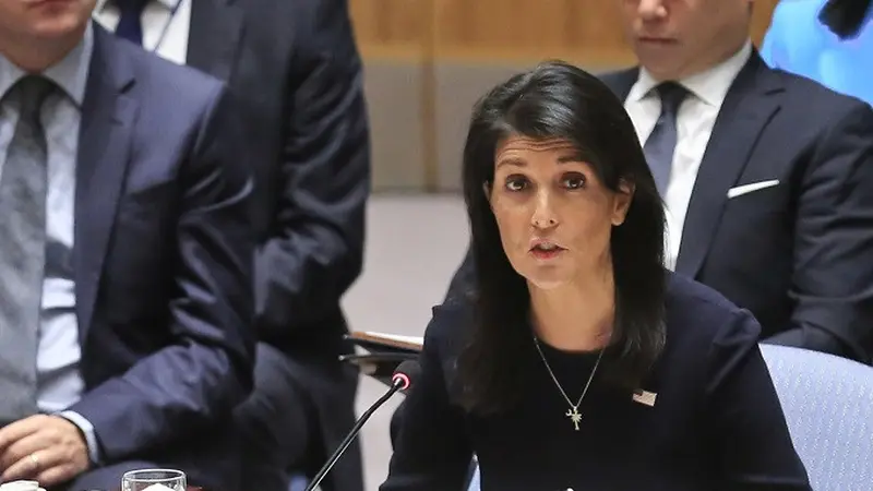 Dubes AS untuk PBB Nikki Haley