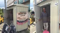 Kisah Haru Tukang Sepatu Tinggal di Kontainer Usai Istrinya Meninggal
