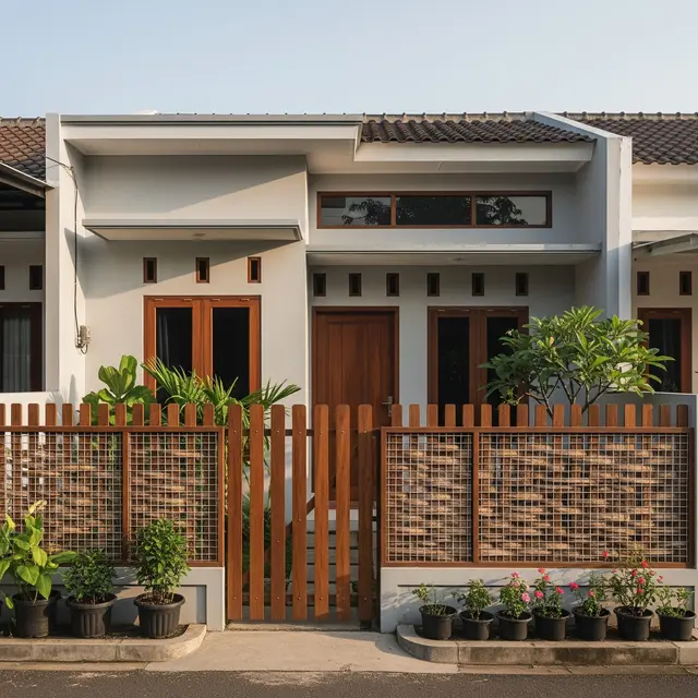 9 Model Pagar Rumah Hemat Biaya dari Kawat dan Rangka Kayu, Estetik dan Fungsional