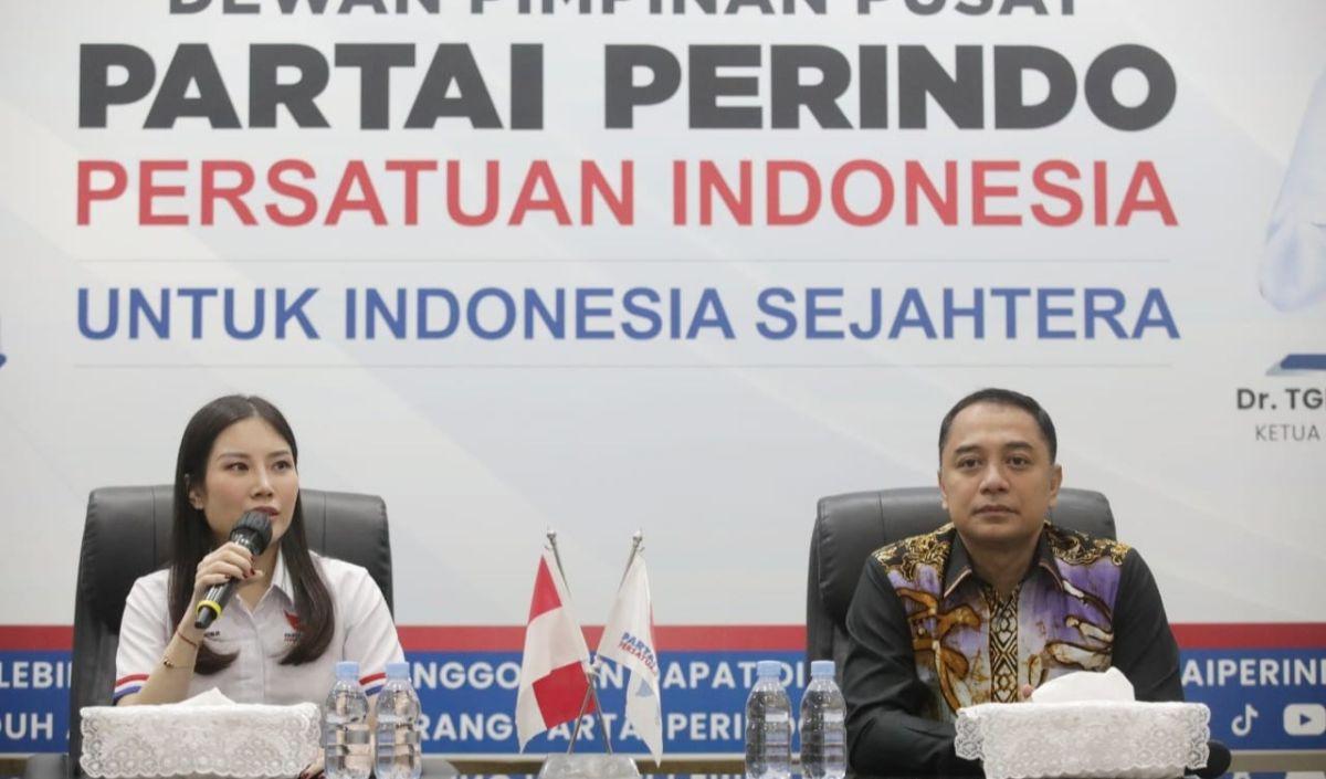 <b>"Hari ini Partai Perindo secara resmi memberikan dukungan kembali pada Cak Ery untuk maju sebagai Calon Wali Kota Surabaya di Pilkada mendatang,"</b>