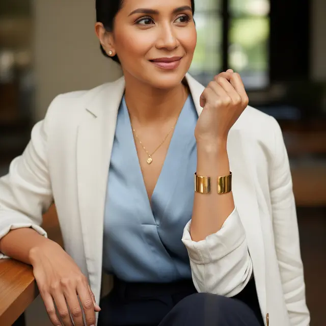 Model Gelang Emas Aman Dipakai Ibu Sehari-hari dan Acara Spesial