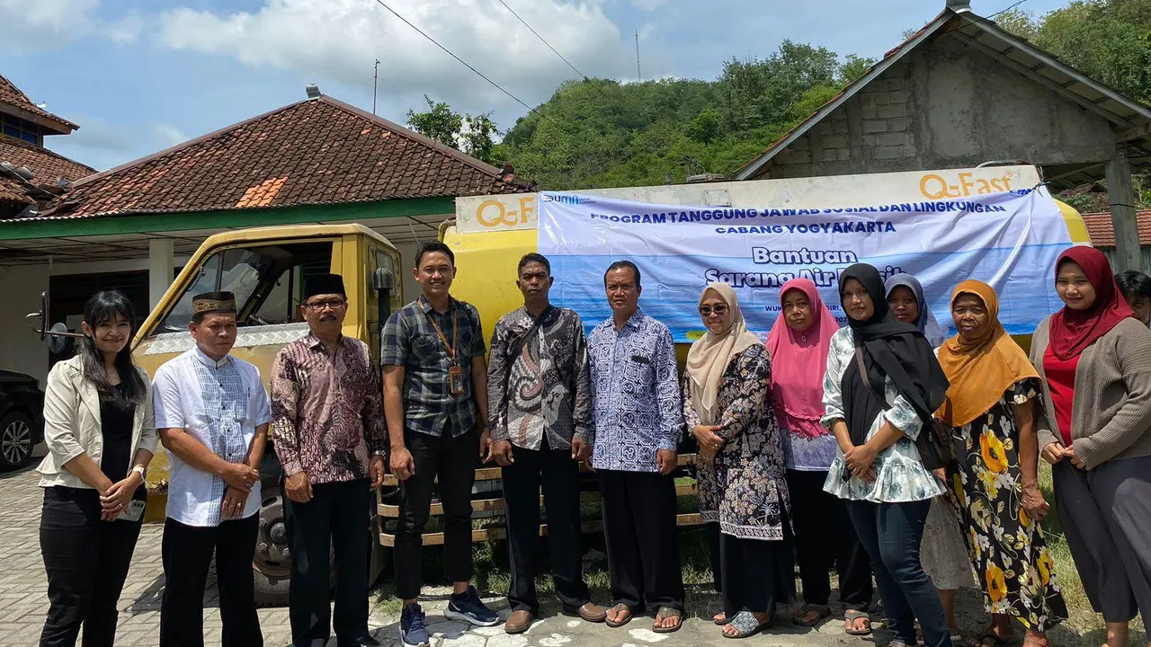 PNM salurkan air bersih.