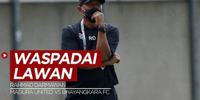 VIDEO: Pelatih Madura United, Rahmad Darmawan Waspadai Permainan Bhayangkara FC