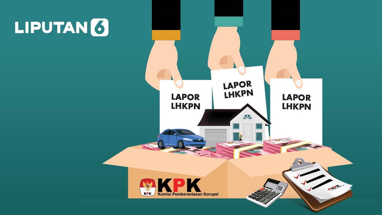 Banner Infografis 52 Pejabat Jajaran Kabinet Merah Putih Belum Lapor LHKPN