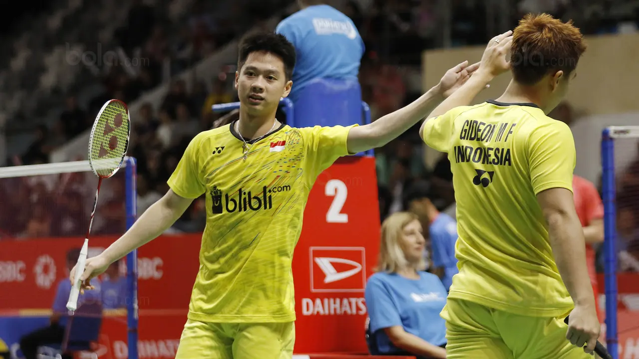 Indonesia Masters 2018 :Kevin Sanjaya/Marcus Gideon Vs Tinn Isriyanet/Kittisak Namdash