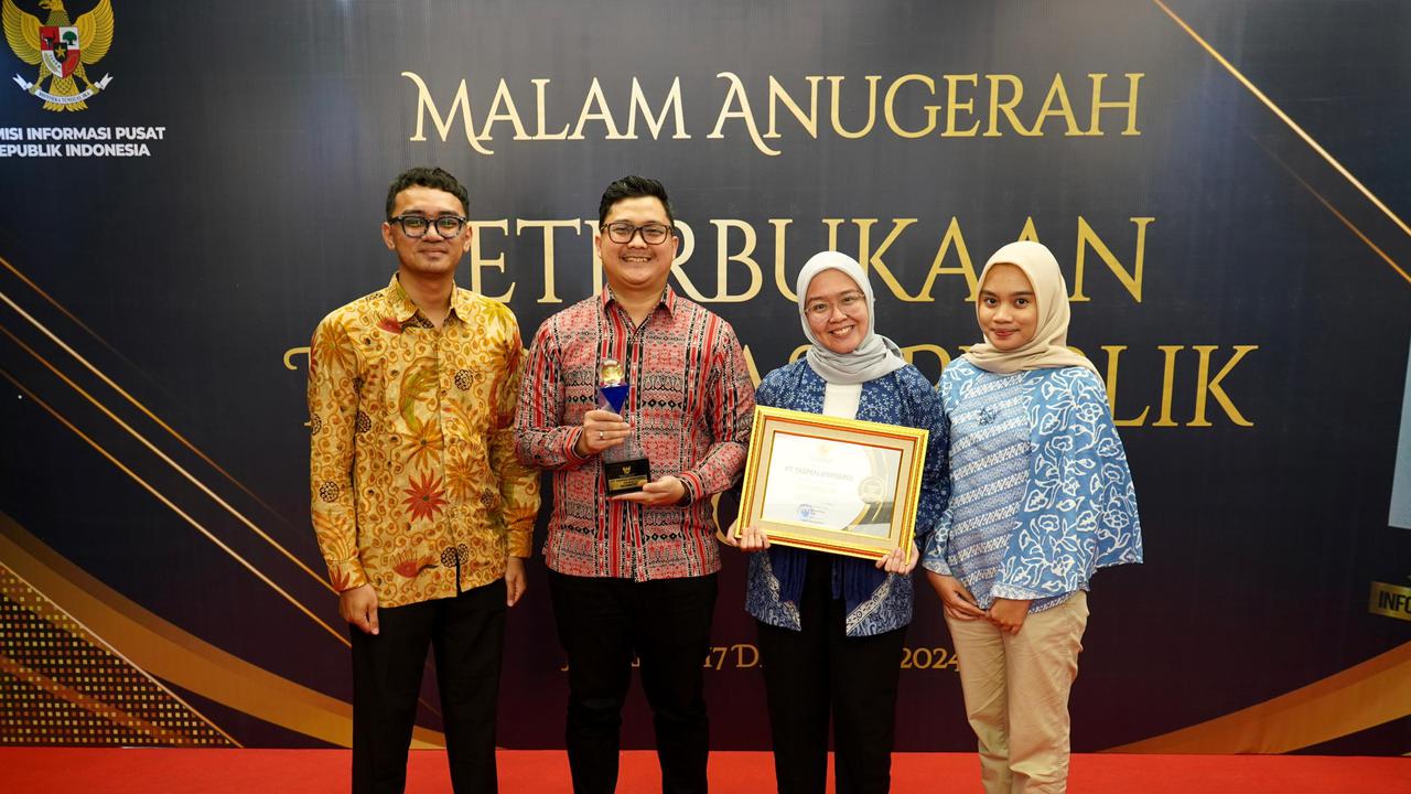 PT TASPEN berhasil mempertahankan Predikat Informatif dalam ajang Anugerah Keterbukaan Informasi Publik Tahun 2024. Dok Taspen