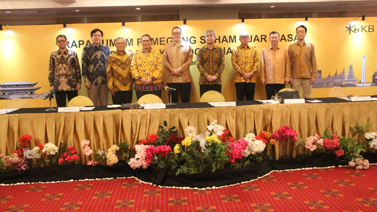PT Bank KB Indonesia Tbk (KB Bank) menggelar Rapat Umum Pemegang Saham Luar Biasa (RUPSLB).