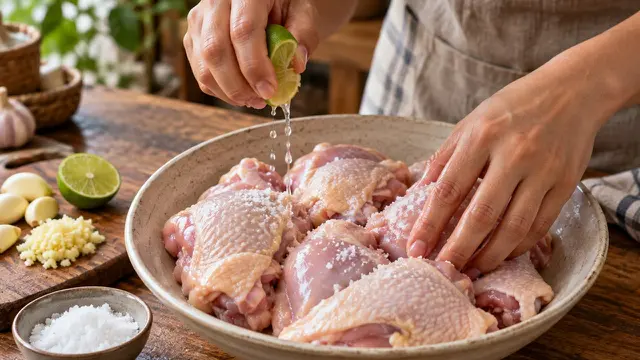 Membuat Ayam Bakar Saus Tiram