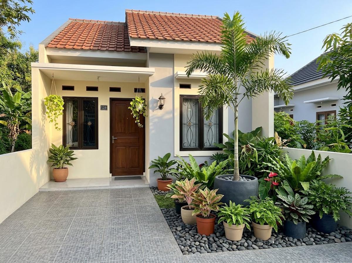 Taman Mini di Sudut Teras