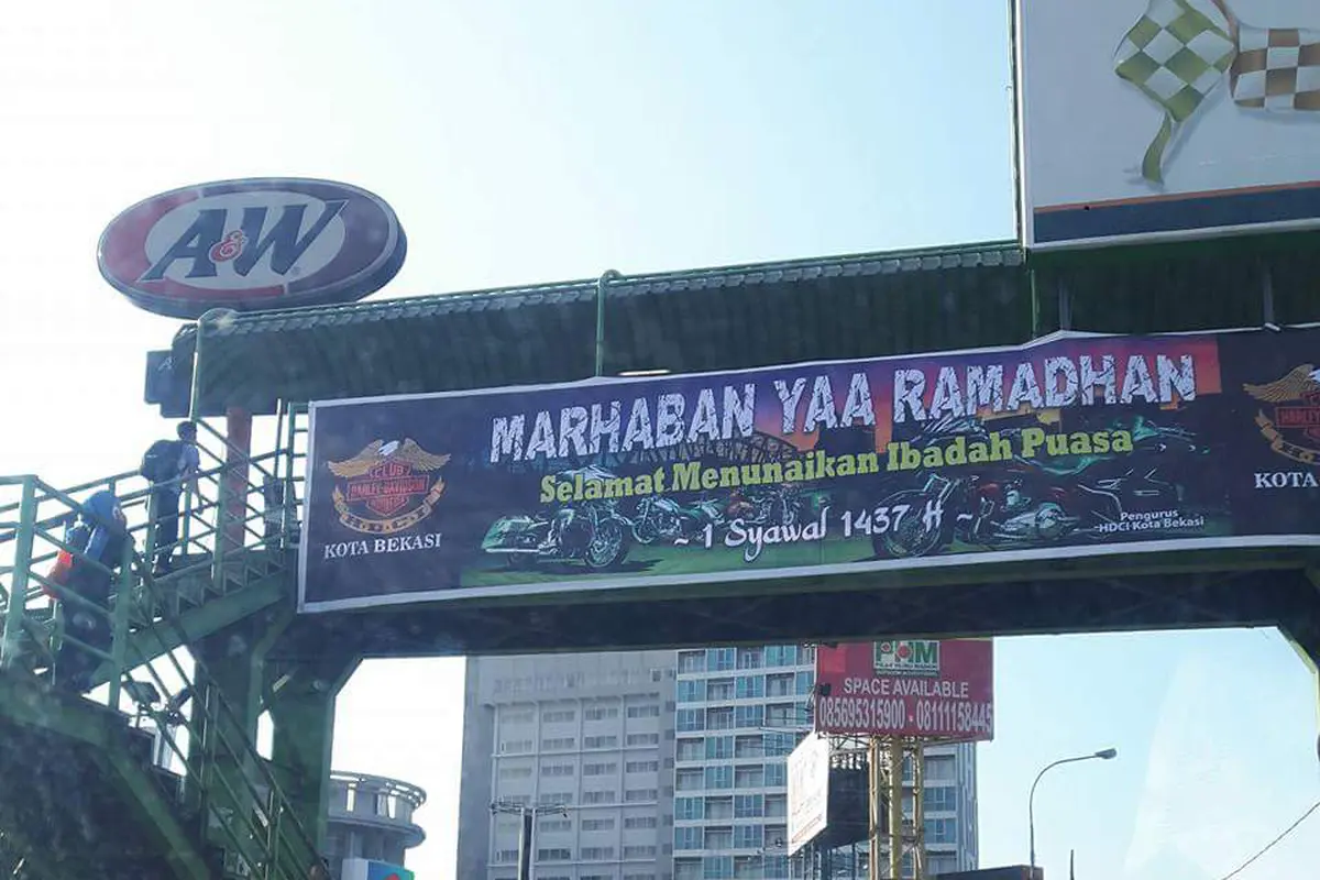 Heboh, Klub Moge di Bekasi Bikin Ucapan Selamat Puasa 1 Syawal!