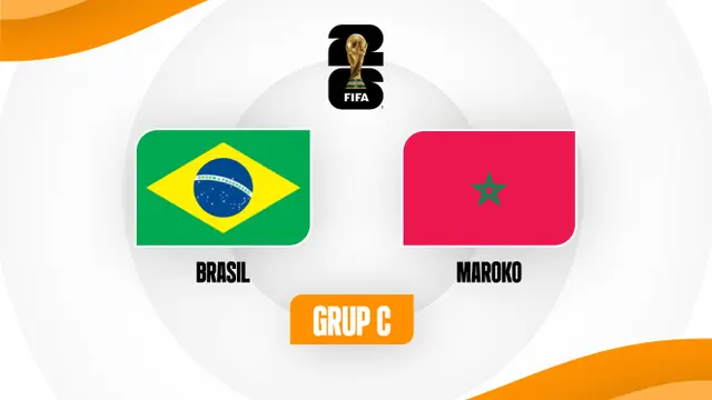 Timnas Brasil Vs Timnas Maroko