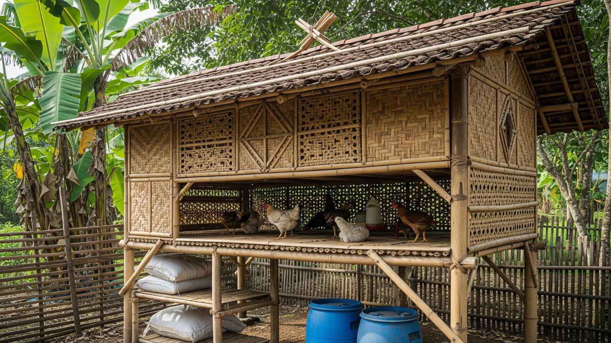 7 Inspirasi Kandang Ayam Bambu Unik dan Estetik untuk Halaman Belakang Rumah Bikin Betah