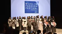 Batik Jambi diperkenalkan sebagai ikon di ajang Muslim Fashion Festival Indonesia 2017. (Liputan6.com/Bangun Santoso)
