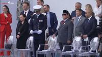 Presiden Prabowo Subianto menghadiri langsung peringatan Bastille Day atau Hari Nasional Prancis di Paris, Senin (14/7/2025). (Dok. Tangkapan Layar YouTube Sekretariat Presiden)