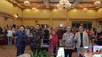 Plt Direktur Informasi dan Komunikasi Pembangunan Manusia dan Kebudayaan (Infokom PMK) Kementerian Komunikasi dan Informatika (Kemenkominfo), Nursodik Gunarjo, saat membuka forum Genbest Talk, di Pandeglang, Kamis (15/6/2023).