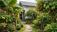 10 Desain Kebun Buah Mini Jalur Setapak Taman yang Bisa Dipanen Langsung, Jadi Produktif