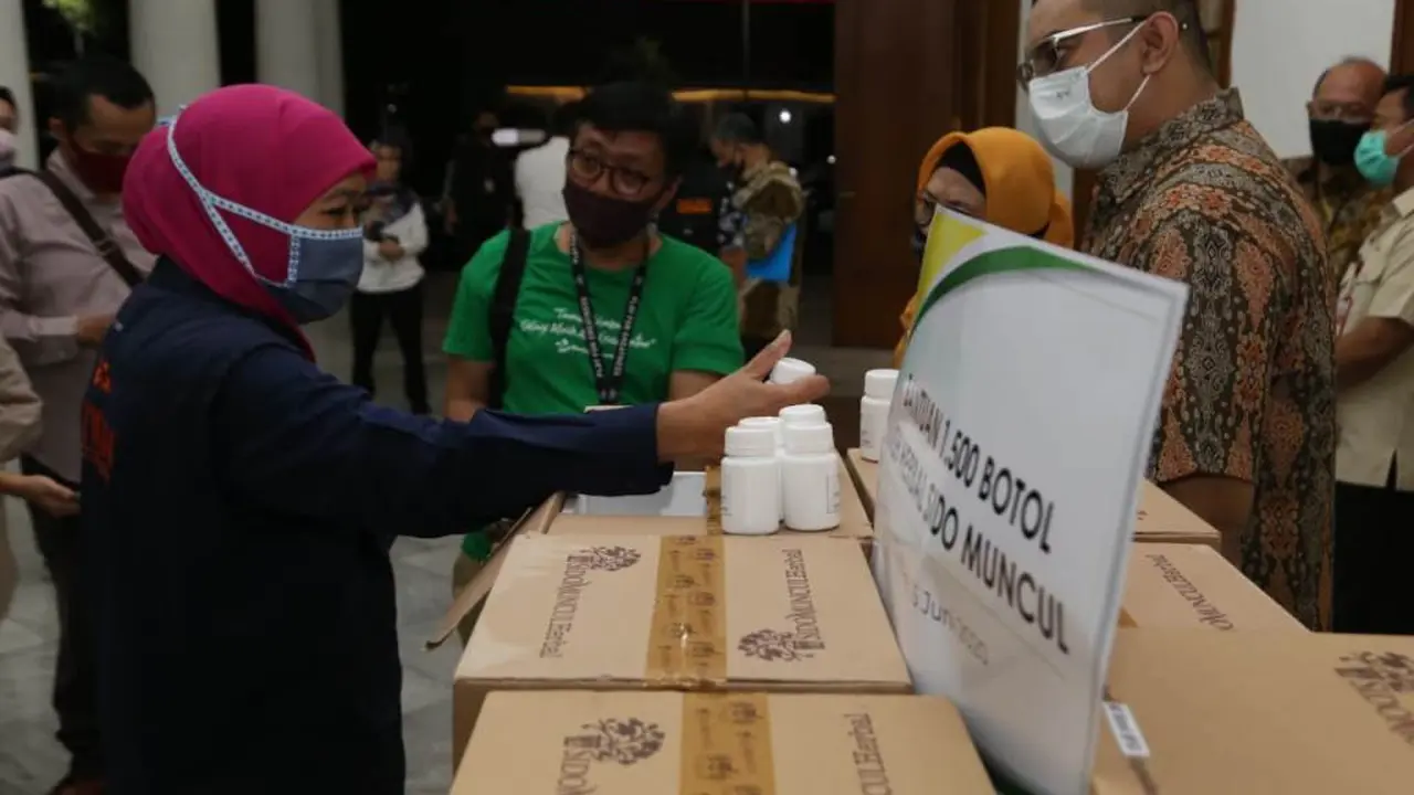 1500 JSH Herbal untuk Bantu Pemprov Jatim Tekan Korban Covid-19