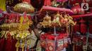 Imlek identik dengan berbagai ornamen warna merahnya. (Liputan6.com/Angga Yuniar)