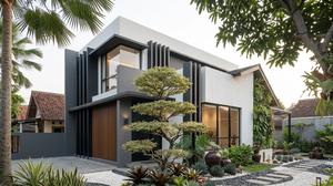 6 Desain Gravel Garden dengan Pohon Kecil agar Halaman Terlihat Sejuk dan Mudah Dirawat