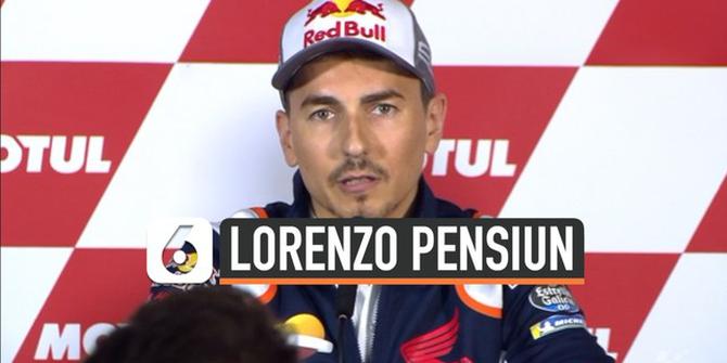 VIDEO: Pembalap Jorge Lorenzo Pensiun dari MotoGP