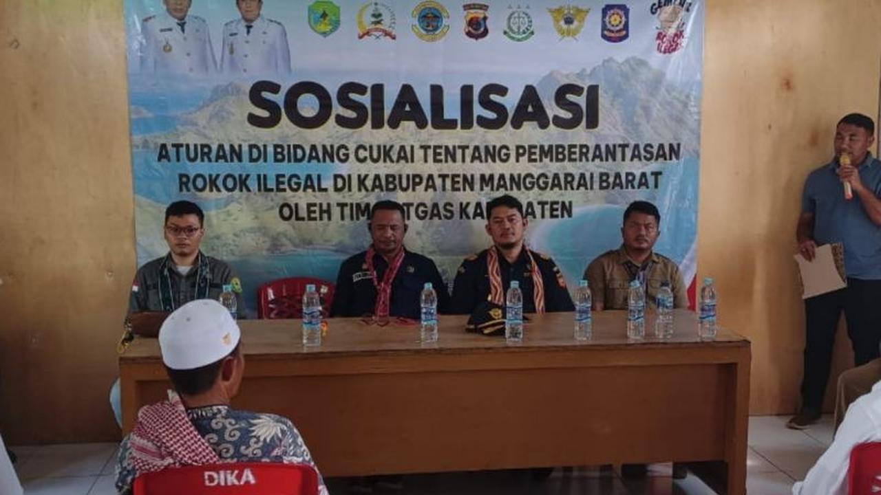 Tahukah Anda? Kerugian Negara Akibat Rokok Ilegal Capai Rp694 Juta, Satgas Edukasi Warga Pulau Komodo