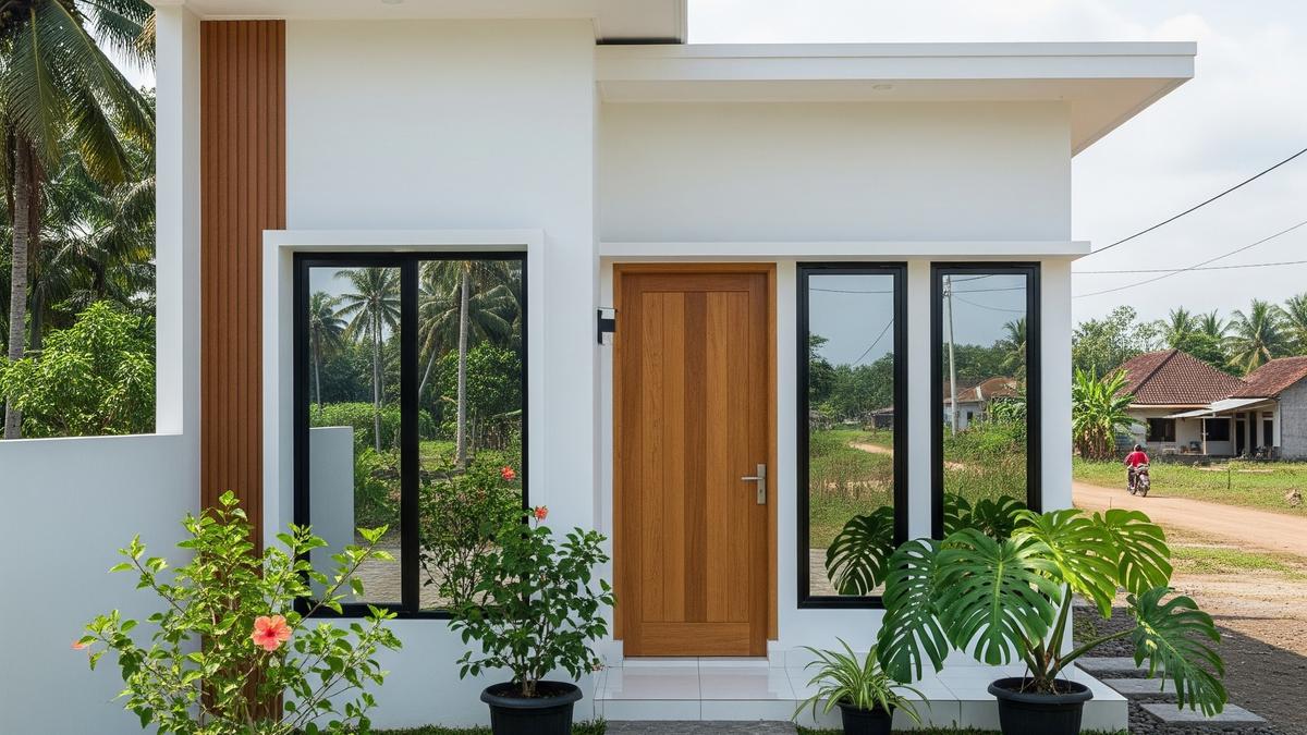 7 Model Rumah Sederhana Tapi Mewah dengan Atap Modern 2025 yang Cocok untuk Tinggal di Desa