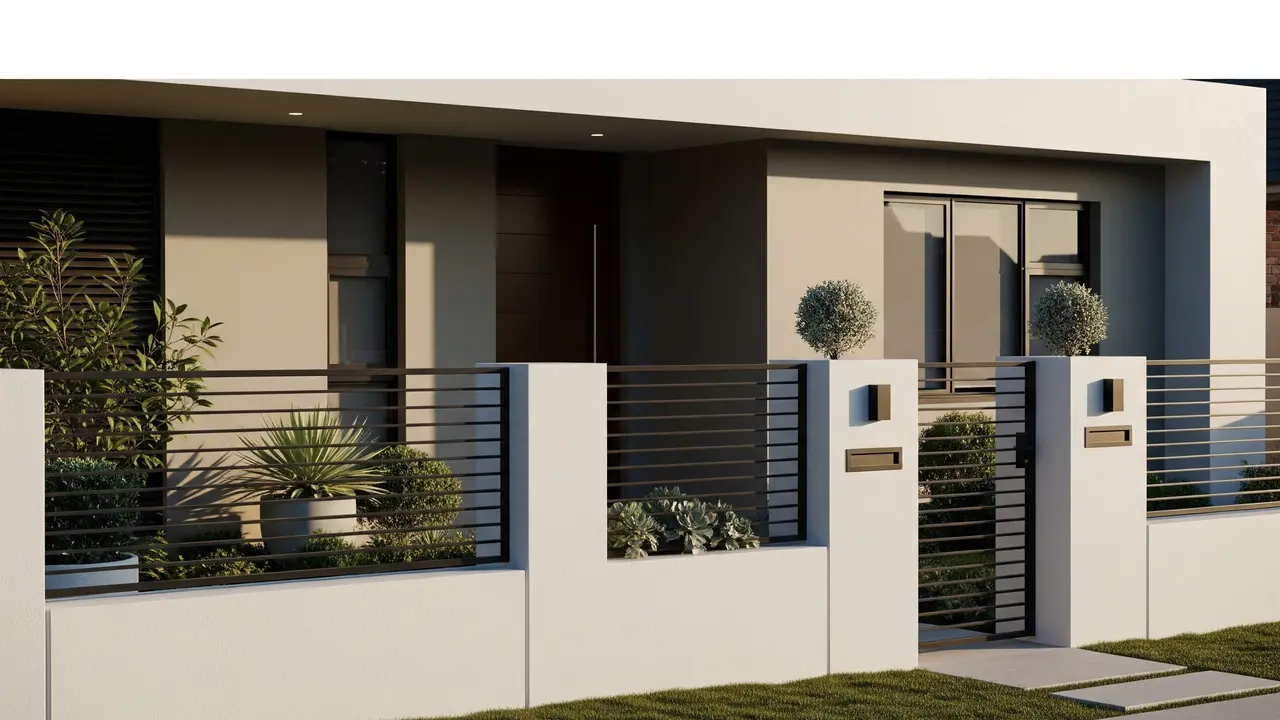 Model Pagar Rumah Sederhana Tapi Terlihat Mewah dan Mahal