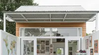 Desain Rumah Minimalis untuk Pasangan Muda Suka Traveling. (Foto: Gemini AI)