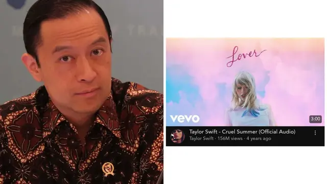 Tom Lembong Ternyata Fans Taylor Swift, Ini Lirik Lagu Favoritnya Berjudul Cruel Summer yang Rilis pada 2019 (Foto: Liputan6.com/Angga Yuniar dan Tangkapan Layar Youtube)