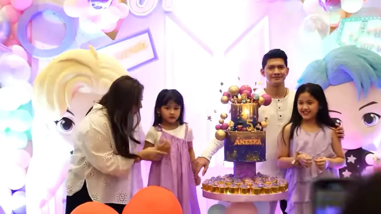 Ultah Aneska anak Iko Uwais-Audy