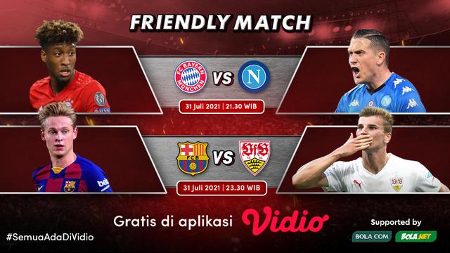 Link Live Streaming Pertandingan Pramusim Bayern Munich dan Barcelona di Vidio, Sabtu 31 Juli 2021