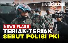 VIDEO: Pemotor Emosi Teriak PKI ke Petugas Penyekatan PPKM Darurat