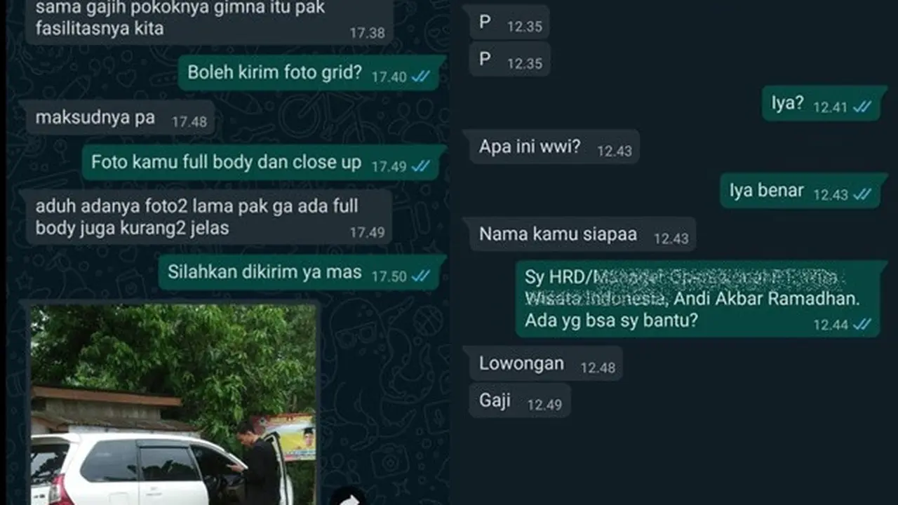 7 Chat Tanya Lowongan Kerja Ini Bikin Elus Dada