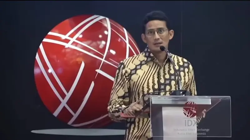 Wakil Ketua Dewan Pembina Partai Gerindra Sandiaga Salahudin Uno